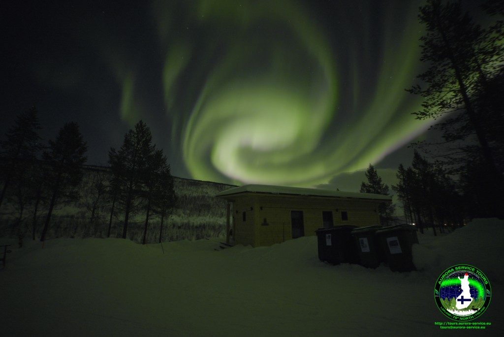 Aurora over our new Asgard cottages :)