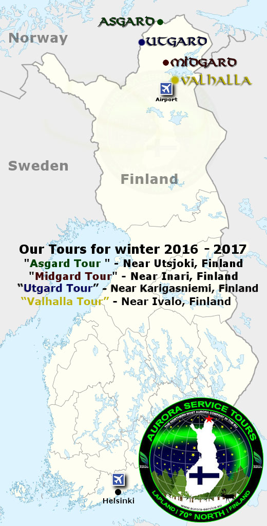 Northern Lights holiday in Lapland, Finland (Valhalla) Aurora Service