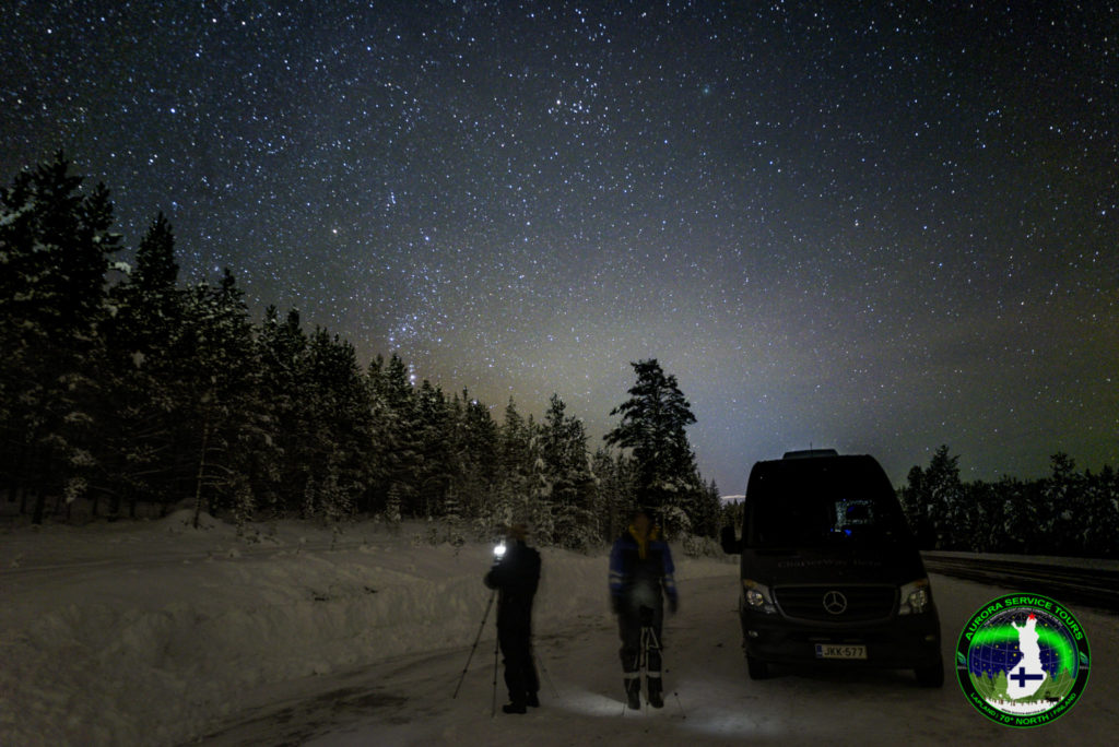 Starry skies in Northern Lapland