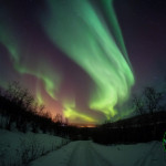 northern lights in utsjoki finland